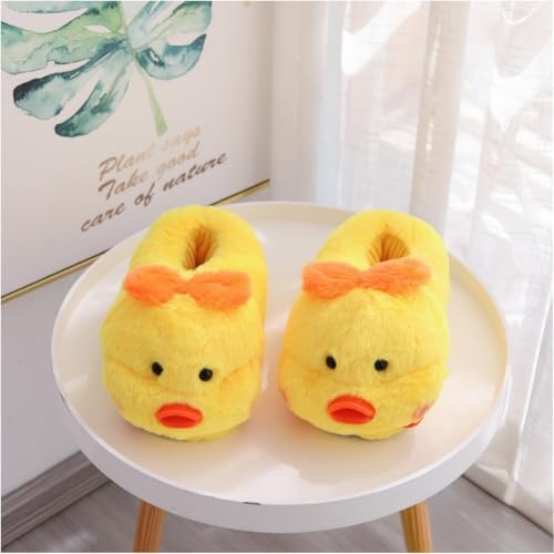 plush animal slippers, anti slip indoor home shoes, insulated, suitable for both men and women4