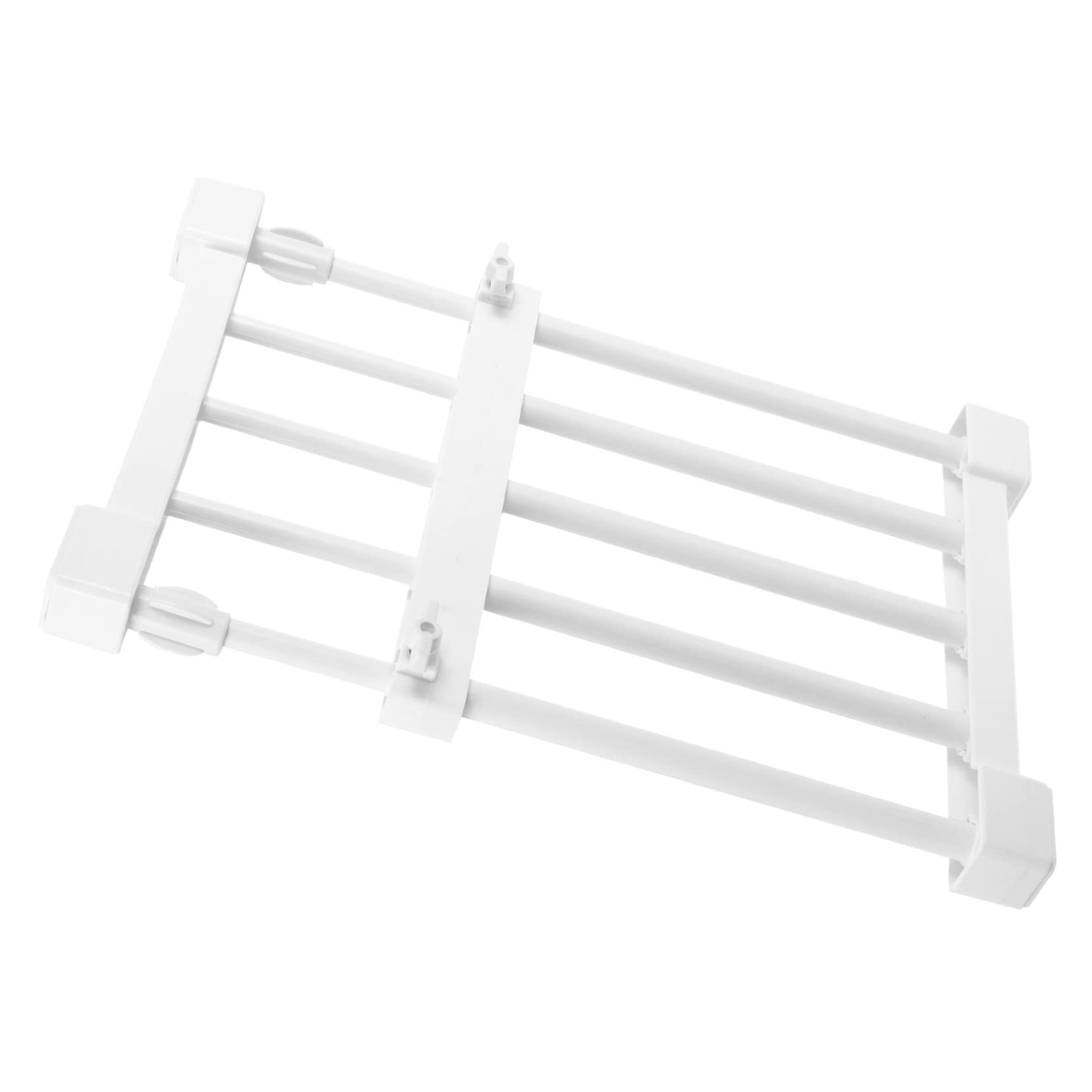 ABOOFAN Telescopic Tension Shelf Closet Organizer for Efficient Storage Detachable Rack for Kitchen Bathroom and Dorm Use Wear Resistant Design Fits Spaces