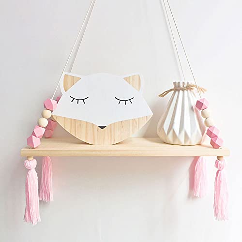 Gongcheng Houten wandplank, hanger voor aan de muur, voor kinderen en baby's, Scandinavische stijl - Afbeelding 4