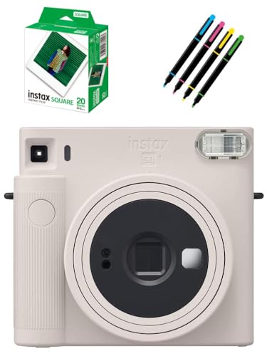 富士フイルム - 新品 富士フイルム チェキ instax SQUARE SQ1 チョークホワイト Amazon | 富士フイルム(FUJIFILM) インスタントカメラ 