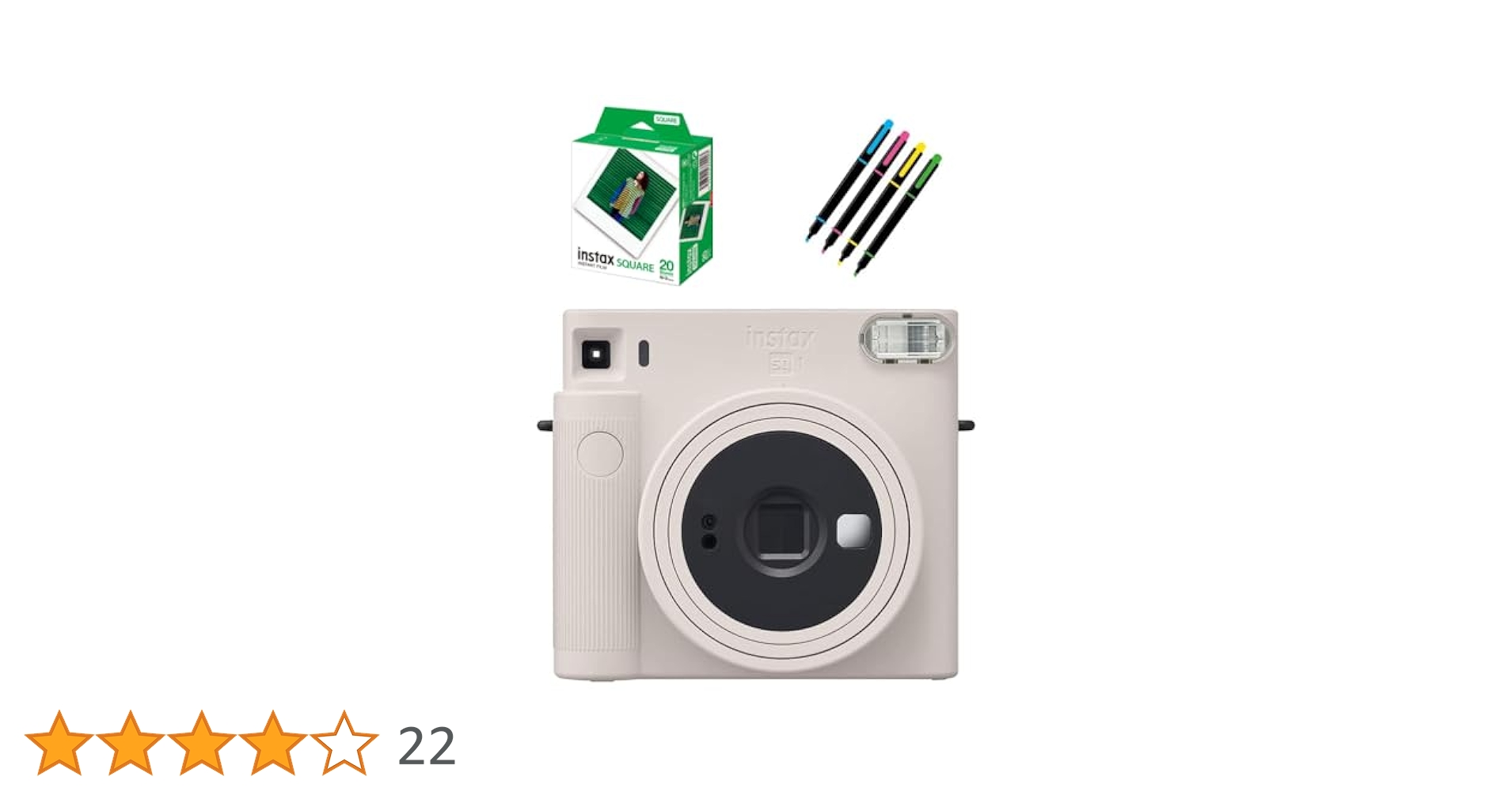 インスタックス　スクエア　SQ1 チョークホワイト　新品未使用品 Amazon | チェキスクエア instax SQUARE SQ1 チョークホワイト