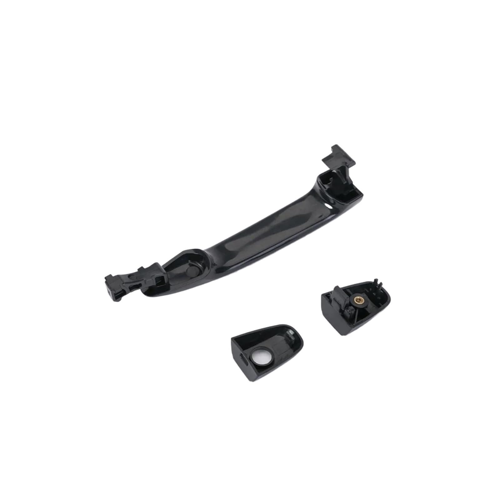 Nvnzmfppw Black For Toyota For Camry 2007 2008 2012 Front Left Right Back And Chrome Exterior Door Handle(,Front Left)