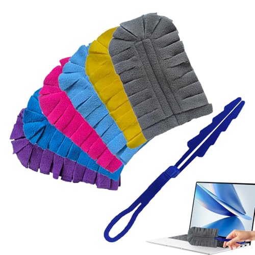 Recargas de Duster para limpieza,Recargas de limpieza Duster | Almohadillas de plumero reutilizables de repuesto, robustas | Almohadillas de limpieza multiusos, recargas de plumero resistentes para