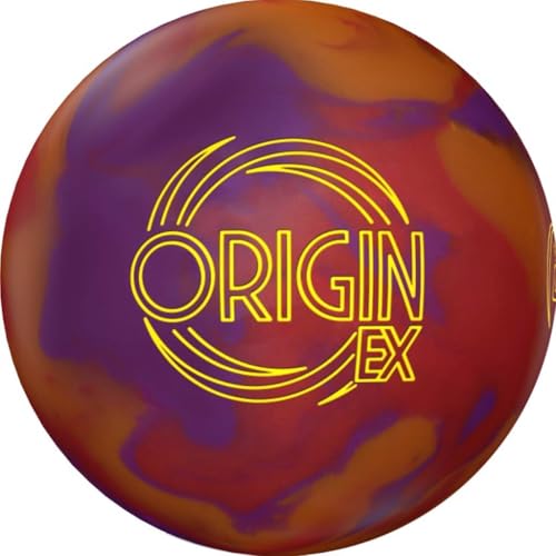 900 Global Professionally Drilled Origin EX Bowling Ball - (This Item Includes a Free Bowlerstore Rubber Shammy- Colors Will Vary for The Shammy) 14lbs