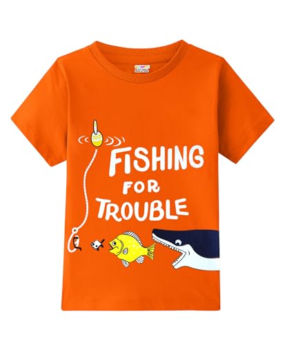 Image of Kuchipoo Boys Half Sleeves Regular Fit Cotton T-Shirt