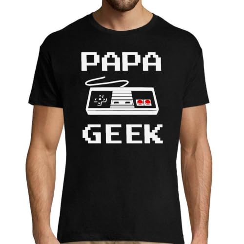 T-shirt homme papa geek : ne cherchez plus d'idée avec ce cadeau original humoristique