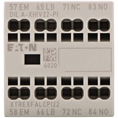 Bloc de contacts auxiliaires Eaton DILA-XHIV22-PI pour sécuriser et câbler sans outil