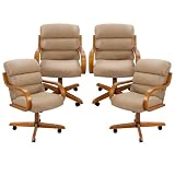 Chromcraft Douglas D9550 Swivel-Tilt Dining Chair - Chestnut - MAJ6-4pc
