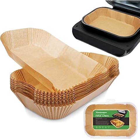 Air Fryer Liners For Ninja Smart XL Air Fryer,120Pcs Air Fryer Liners Disposable For Ninja FG551 6-in-1 Grill Air Fryer Parchment Paper Rectangular For Ninja Foodi Air Fryer Accessories Baking Cover