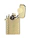 Classic Retro Copper Kerosene Lighter,Soft-Flame,Automatic Ignition, Refillable,Safety Lock, Engraving,Gift Box,Men's Gift,Collectible,Thorens Gen3-Single Claw Diamond Grid Gold