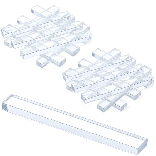 200 Pcs 5/32" X 1/4" X 2" Clear Setting Blocks for Glass Shims