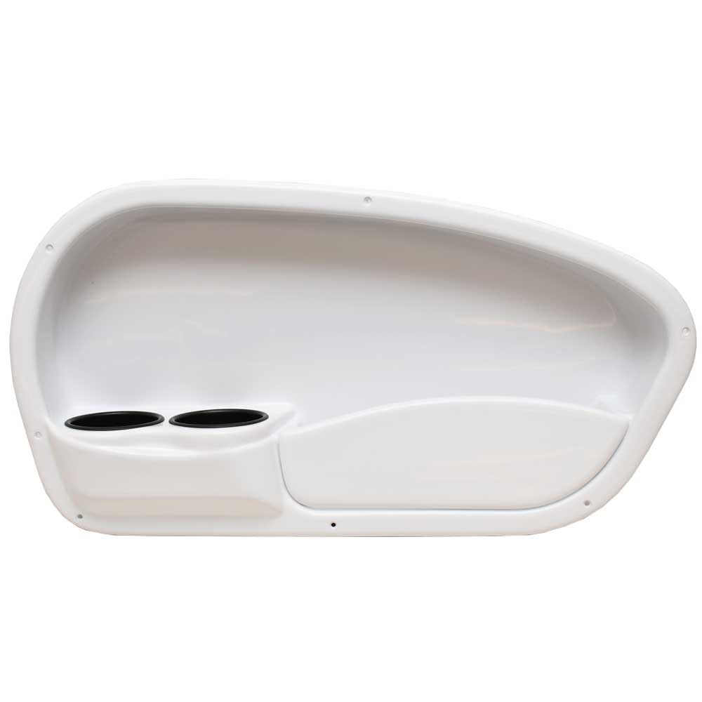Rinker Boat Cup Holder Panel 2330199 | 25 x 12 1/2 Inch White (Port)