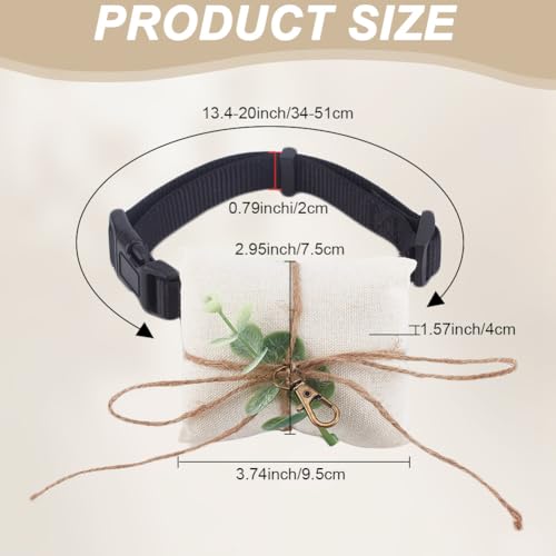 DELORIGIN Ringträger Hund Eheringkissen Für Hundehalsband Aufbewahrung von Paarringen Für Verlobung Heiratsantrag Haustierzubehör Für Kleine Hunde Zeremonie Party