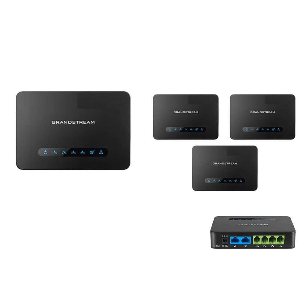 Grandstream HT814 4 Port FXS Gateway with Gigabit NAT Router 4 Units