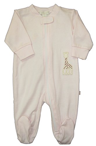 Kissy Kissy Baby-Girls Infant Sophie Pajamas Stripe Footie with Zipper