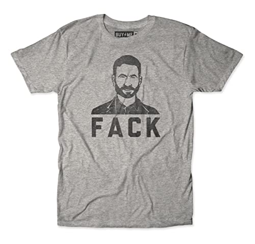 Buy Me Brunch Ted Lasso Roy Kent Fack T-Shirt (Men, X-Large, Grey)