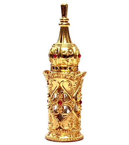 Empty Refillable Perfume Bottle for Perfumes & Essential Oils 12ML (Gold)