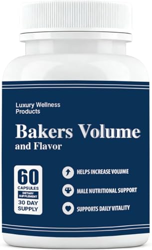 Bakers Volume and Flavor Enhancer Bakers Semen Non-GMO 60 Capsules (1PCS)