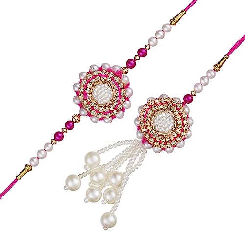 Image of eCraftIndia Blessing Lord Ganesha Rakhi for Brother Bhaiya | Raksha Bandhan Rakhi for Bhai