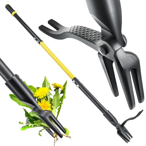 Jardineer Weed Puller, 45' Stand Up Weed Remover Tool, Long Handle...