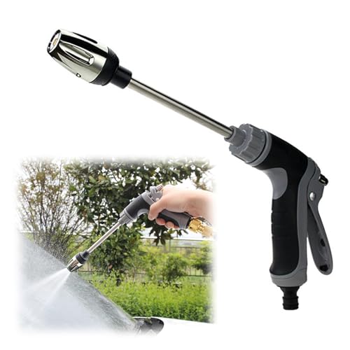 Turbo Washer para manguera de jardín Turbowasher para manguera de jardín, manguera de jardín, pistola de agua de alta presión con flujo de agua ajustable para riego de jardín, lavado de coches, duchas