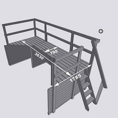 Karibu Pool Modell 2 Variante D | 38 mm Wandstärke - 45637 Karibu Pool Modell 2 Variante D | 38 mm Wandstärke