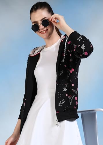 Image of eWools Women's Fleece Fullsleeves Jacket (Flee18)