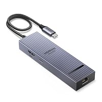 UGREEN 10Gbps USB C Hub 6-in-1, Gigabit Ethernet Adapter with 4K 60Hz HDMI, Type A&C 3.2 Data Ports, 100W PD, Revodok Pro 1061 Dock for PC Laptop Compatible with MacBook, iPad Air, iPhone 17/16/15