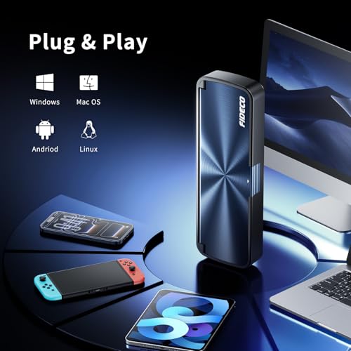 Cofre externo FIDECO para SSD M.2 NVMe USB 3.2 Gen 2 miniatura 7