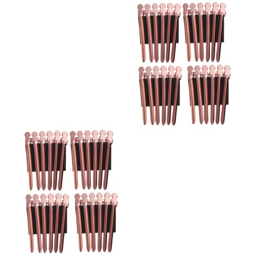 Pinces à cheveux en acier pour section des cheveux accessoires de coiffure rose POPETPOP