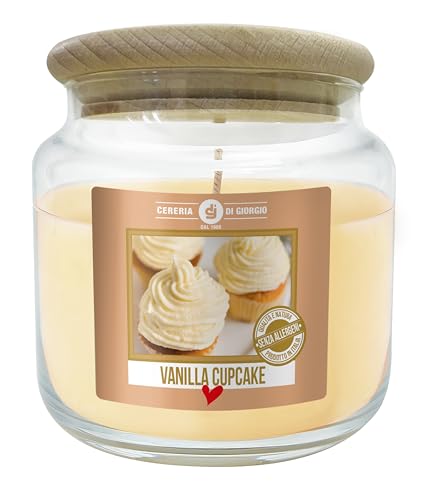 Candela in Giara di Vetro - Profumata alla Vaniglia - Senza...