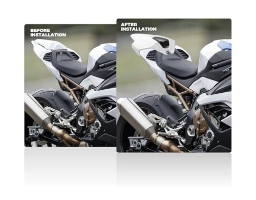 Capot de carénage arrière S1000RR évite infiltration eau sous selle passager