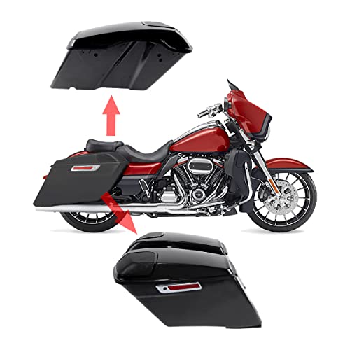 Alforjas duras extendidas 4 pulg para Harley Touring 2014-2024 miniatura 3
