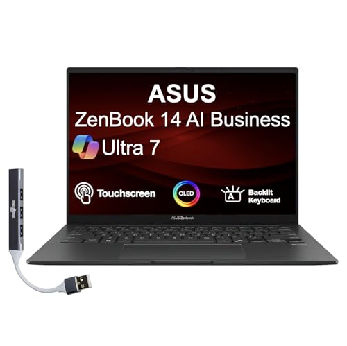 ASUS Zenbook 14 Laptop OLED táctil 16GB 2TB SSD Intel i7 miniatura 1