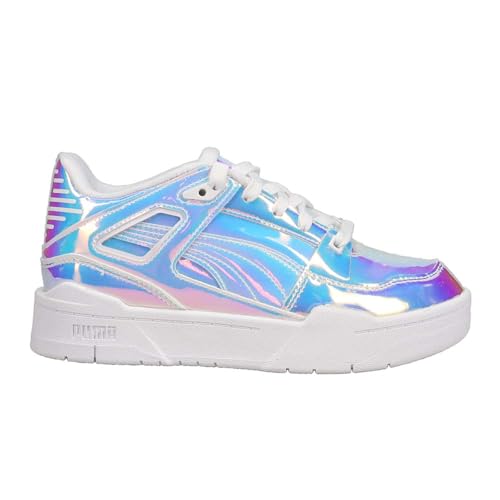 PUMA Womens Slipstream Iridescent Lace Up Sneakers Shoes Casual - Clear, Multi - Main Image