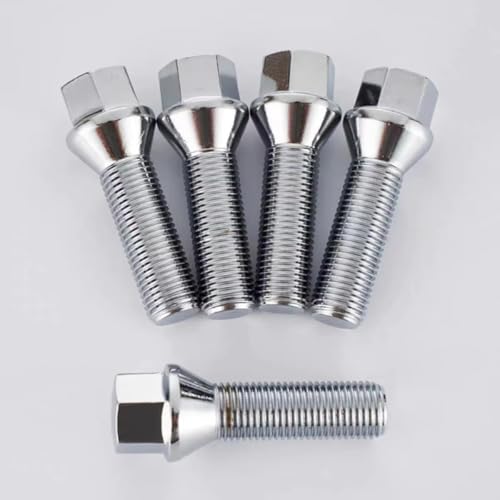 Tornillos de rueda M14x1.25 de 35mm para pernos de llanta Mini E46 E34 E53 E60 E91 Juego de 10 u 4