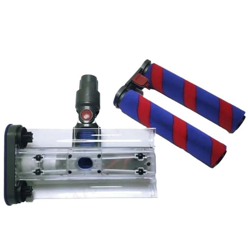 Piezas De Herramientas De Cabezal De Cepillo De Piso Doble Eléctrico, Compatibles con Dyson, V7 V8 V10 V11 Aspiradora Barredora Accesorios De Cepillo De Piso con Cabezal De Rodillo