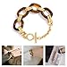 BCIOUS Minimalists Two Tone OT Clasp Resin Jewelry Her or Him Fashionable Wristband