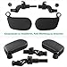 HommyFine Reposacabezas Coche con Barra Deslizante Ajustable, Cuello Almohada de Viaje para...