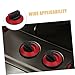 SHOWERORO Universal Gas Stove Knobs Set of 3 Replacement Rotary Control Knobs for Kitchen Gas Range Cooktop Appliances 2.36 Inch with Safety Leak Prevention