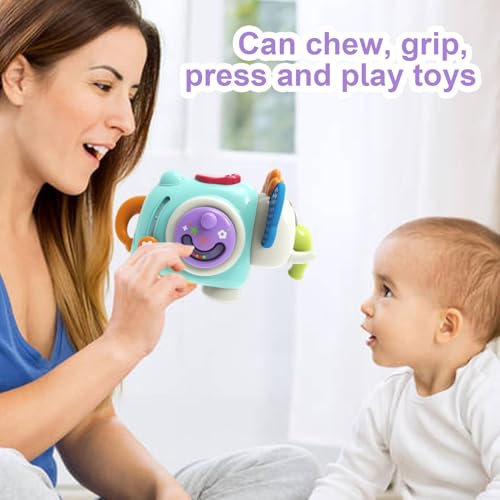 Bolas de quebra-cabeça para crianças, brinquedo de puxar corda - Brinquedo sensorial de bola ocupada