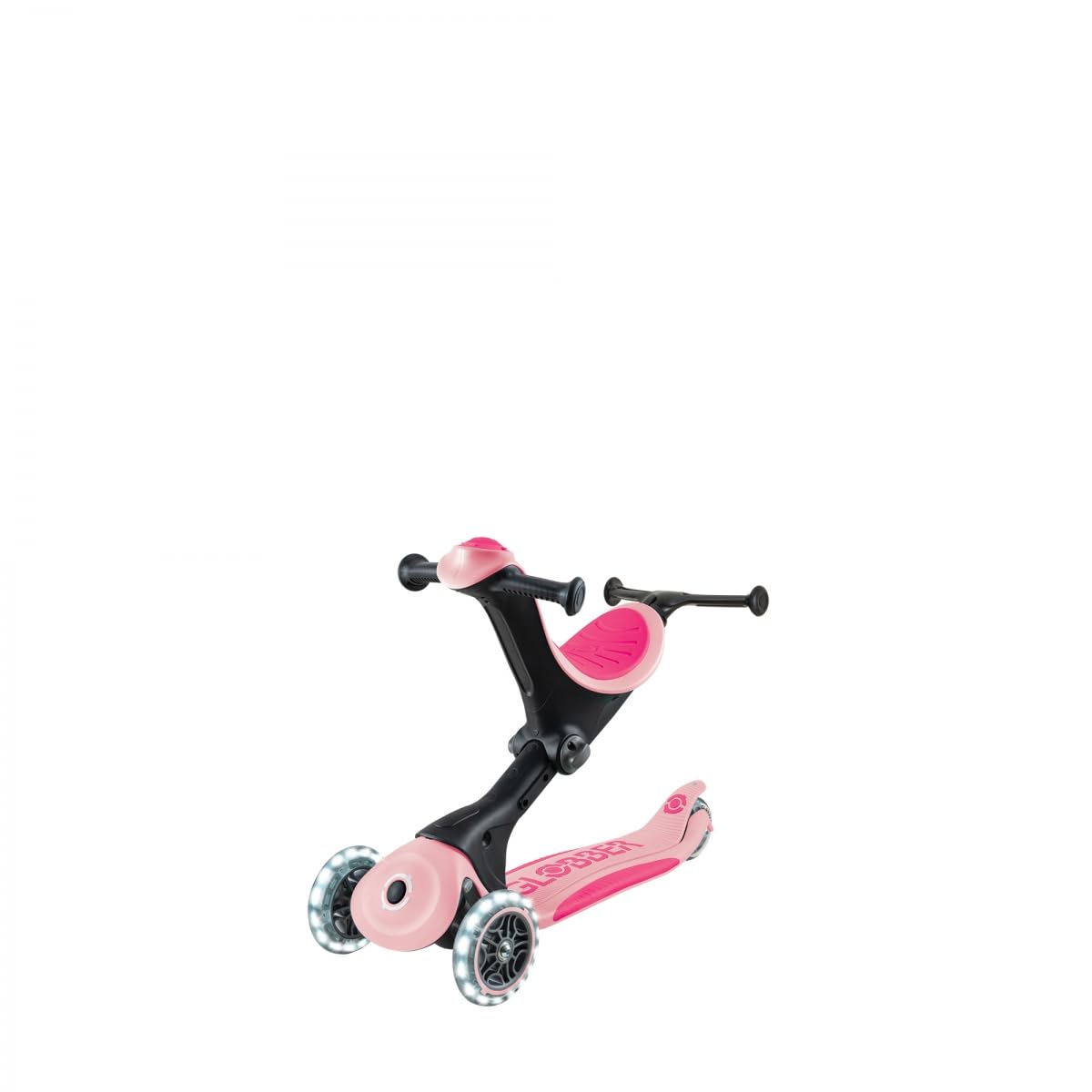 Globber - GO UP Deluxe Lights - Trottinette évolutive 3 Roues avec siège, pour Les Enfants de 15 Mois à 6 Ans