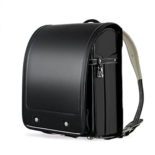 ZCBYBT Ransel Randoseru Sacs D'École Japonais pour Filles Et Garçons Sac À Dos De Grande Capacité, 26 * 20 * 35Cm,B