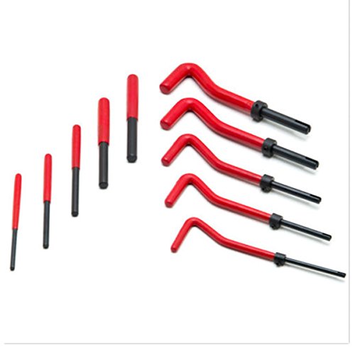 Raomdityat 131 Pcs Professional Damaged Thread Repair Kit Tool Automotive M5-M12 Helicoil #TOP1