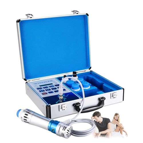 Macchina ad Onde D'urto per Disfunzione Erettile, Dispositivo terapia Focalizzate apparecchio extracorporee fisioterapia Massaggiatore con 10 Teste Per Trattamento Ed e Alleviare Dolore