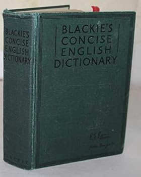 Unknown Binding Blackie's Concise English Dictionary Book