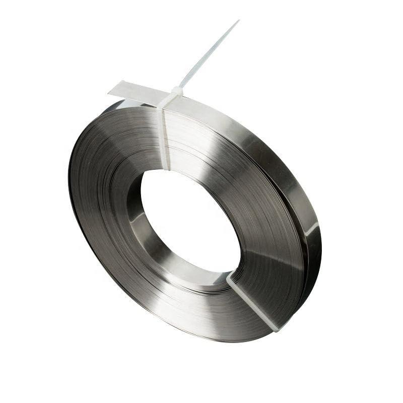 Y H M Banding Strapping Stainless Steel for Strapping Packaging 3/8 in(9.5mm) Wide 100 Feet(30m) Roll