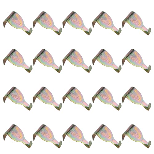 Image of ZCZQC 20PCS Oil Painting Chinese Painting Hooks Picture Rail Hooks 55 x 34mm Molding Hooks Metal Plated Colorful S Shaped Hooks Frame Rail Hooks for Hanging Artworks on The Wall