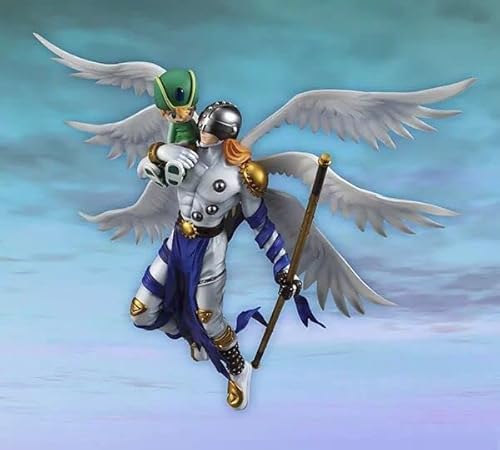 Evuru Digimon Figure Angemon & Angewomon Figure Action Figure Action Figure 1/8 Scale #TOP1