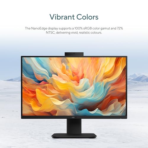 Image of ASUS V470 All-in-One, 27 inch FHD Anti-Glare Touch Display, 16GB DDR5 RAM, 1TB SSD, Intel Core i5-13420H Processor, Windows 11 Home, Wired Keyboard and Mouse Included, V470VA-MS504T, Black